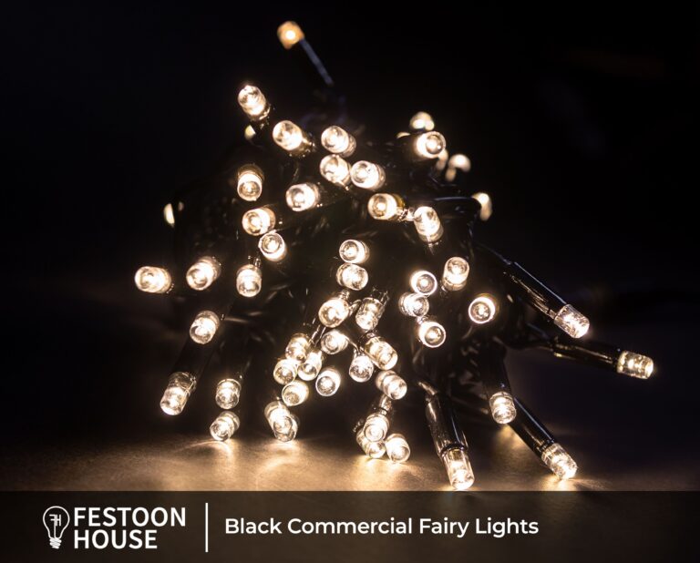 Black Commercial Fairy Lights 5 min