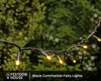 Black Commercial Fairy Lights 7 min