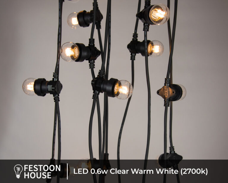 LED 0.6w Clear Warm White (2700k) 1