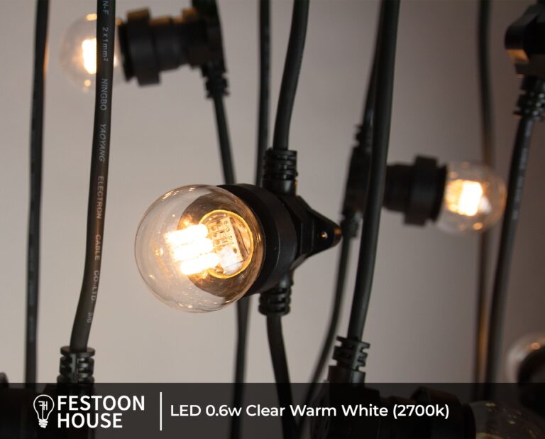 LED 0.6w Clear Warm White (2700k) 1 min