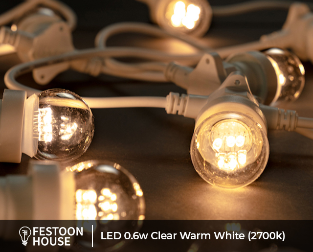 LED 0.6w Clear Warm White 2700k white