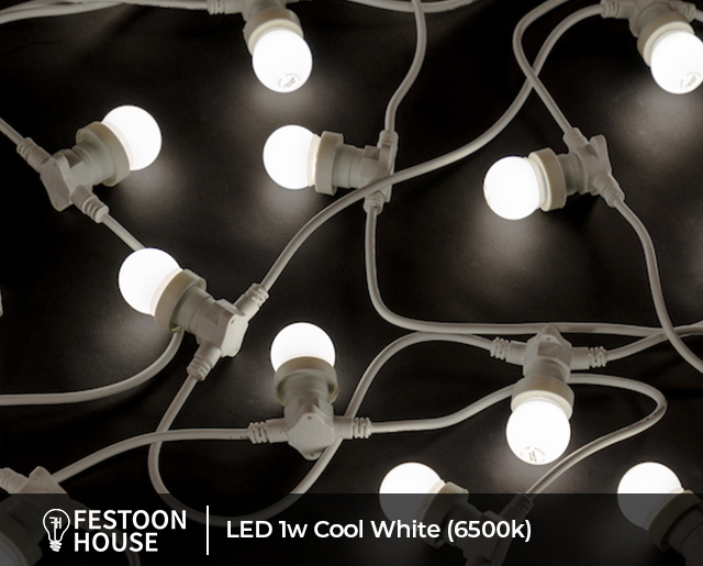 LED 1w Cool White 6500k white 2