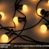 LED 1w Frosted Warm White (2700k) 2