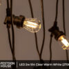 LED 2w S14 Clear Warm White 2700k 3