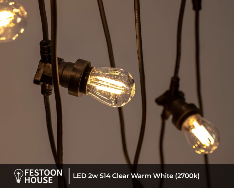LED 2w S14 Clear Warm White (2700k) 3 min