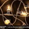 LED 2w S14 Clear Warm White 2700k white 3