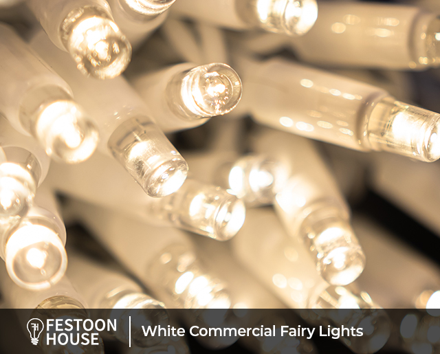 White Commercial Fairy Lights 1