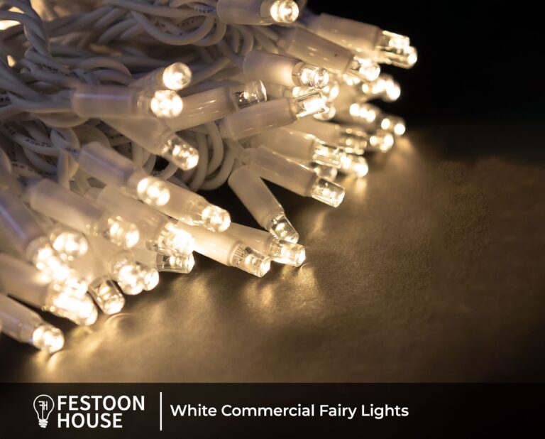 White Commercial Fairy Lights 4 min