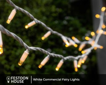 White Commercial Fairy Lights 8 min