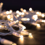 white cable fairylights