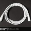 3m Extension Cable White min