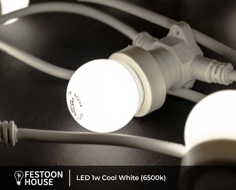 LED 1w Cool White (6500k) white 2 min