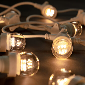 E27 Warm White G45 LED Festoon Light Bulbs