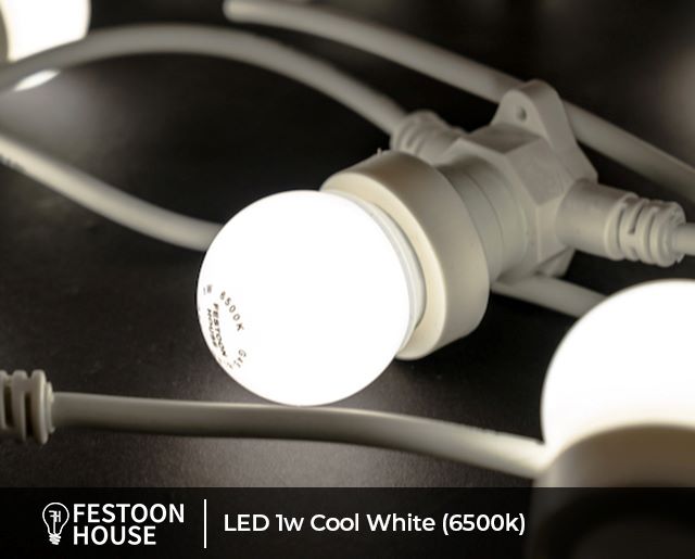 LED 1w Cool White 6500k white min