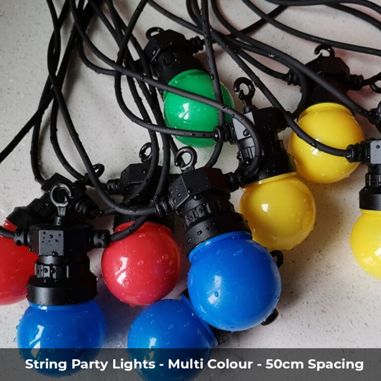 String Party Lights Multi Colour 50cm Spacing 4 1