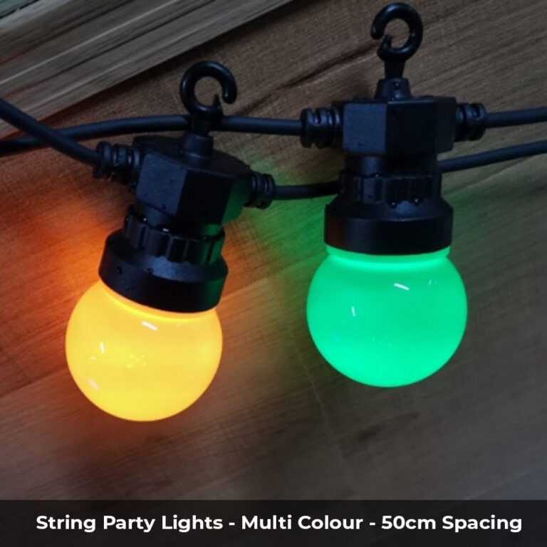 String Party Lights Multi Colour 50cm Spacing 6 1