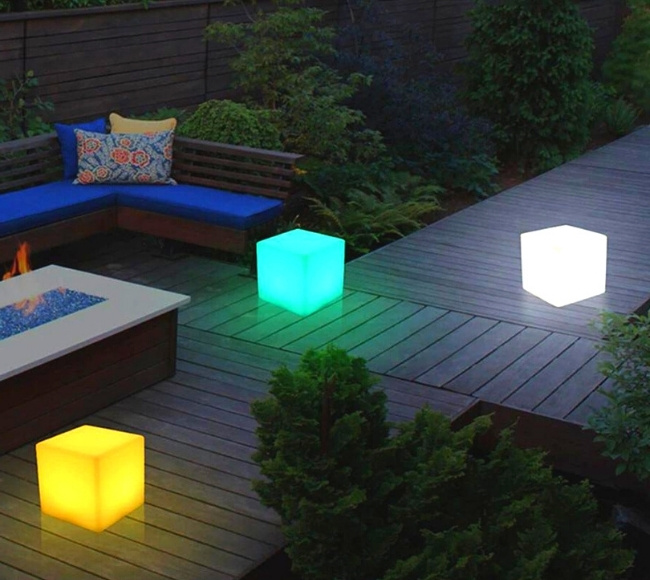 cubes verandah lighting ideas