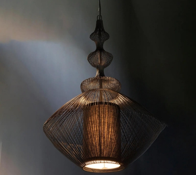 swing iron opium used as a bedroom hanging pendant light