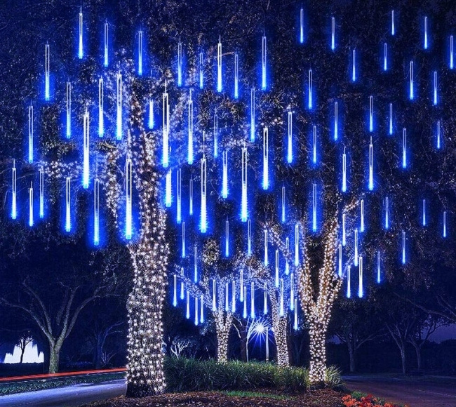 meteor lights outdoor lighting ideas