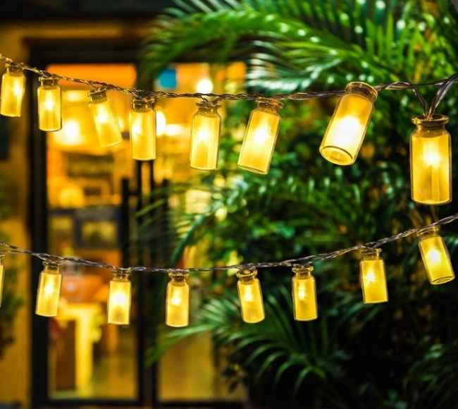 novelty LED fairy lights outdoor lighting ideas