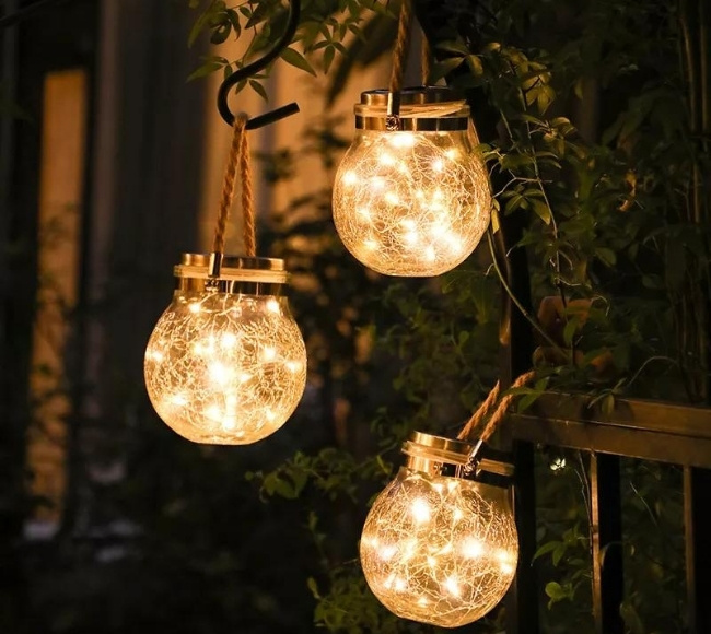 solar fairy lights outdoor lighting ideas