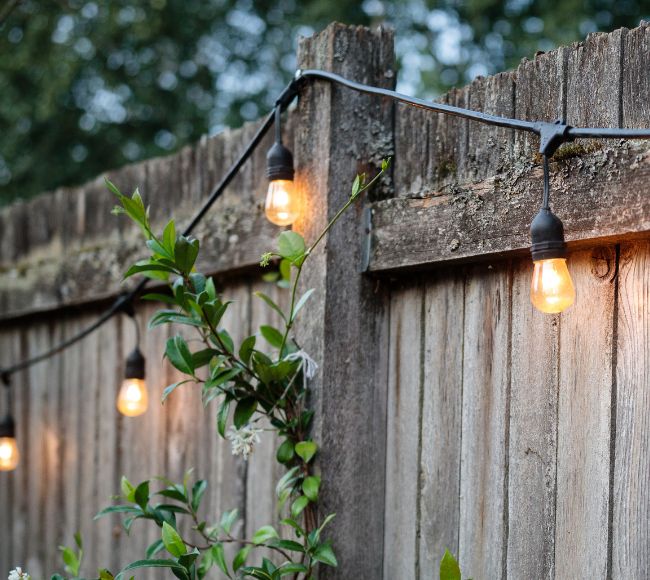 festoon lights backyard lighting ideas