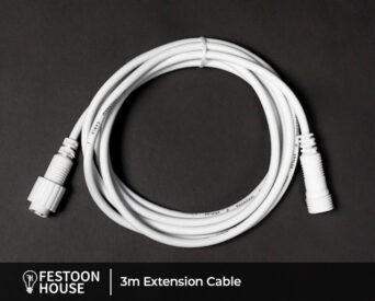 3m Extension Cable White 2