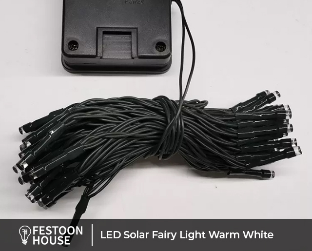 LED Solar Fairy Light Warm White 4