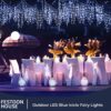 Outdoor LED Blue Icicle Fairy Lights 9 min