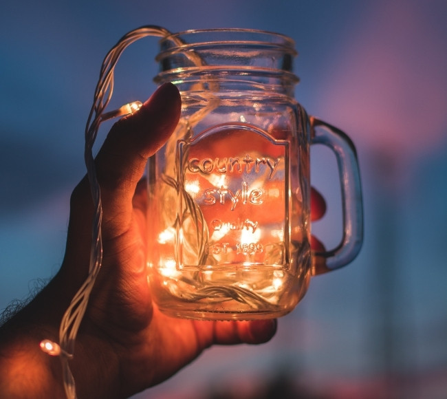 what are fairy lights mason jar