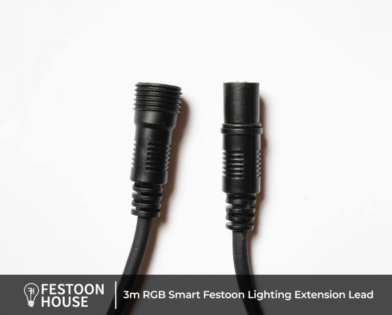 3m RGB Smart Festoon Lighting Extension Lead 5 min